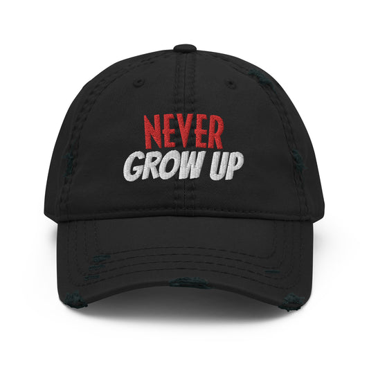 Never Grow UP Dad Hat